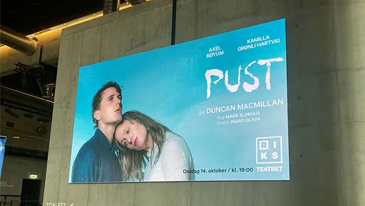 Hamar kulturhus - LED-skjerm